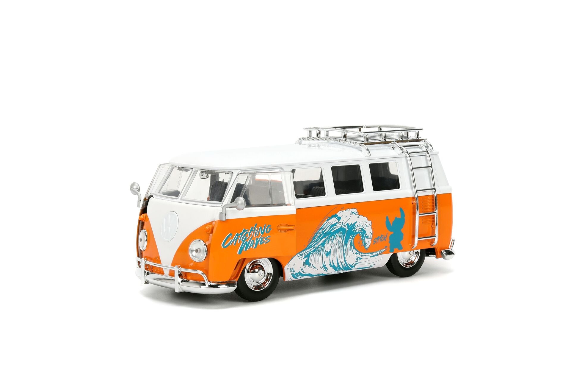 Stitch 1961 VW Bus 1:24 - SIMBA - SIMBA 9336340314R00 Produktfoto - SIMBA - Stitch 1961 VW Bus 1:24 - Modell SIMBA 9336340314R00 Produktbild fuer Online-Shop