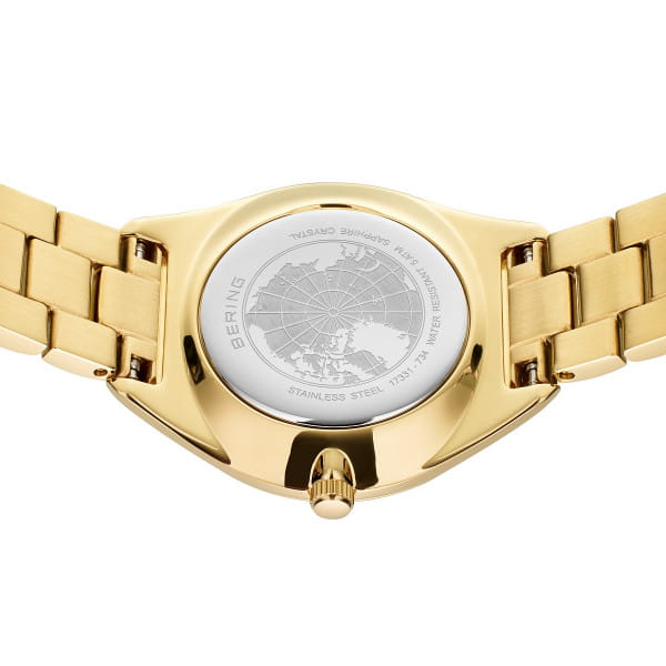 Bering 17331-734 Damenuhr, Edelstahl/Solar, Silber