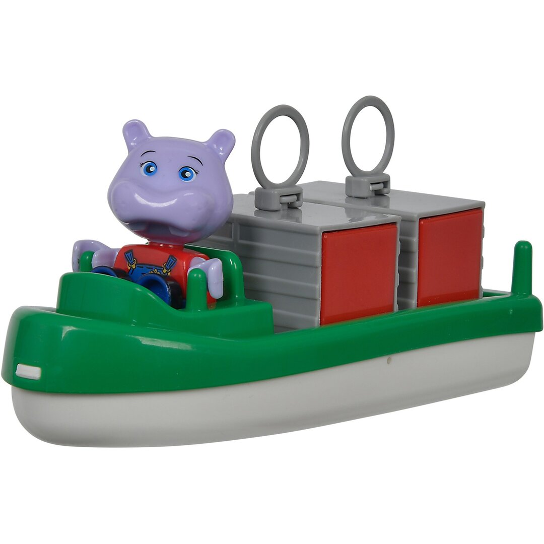 AquaPlay 8700001520 Superset - Wasserbahn mit vielen Spielfunktionen bestehend aus 41 Teilen, Spieleset inklusive 1 Hippo Wilma, Amphibienauto und Transportboot mit 2 Containern AquaPlay 8700001520 Superset - Wasserbahn mit vielen Spielfunktionen bestehend aus 41 Teilen, Spieleset inklusive 1 Hippo Wilma, Amphibienauto und Transportboot mit 2 Containern