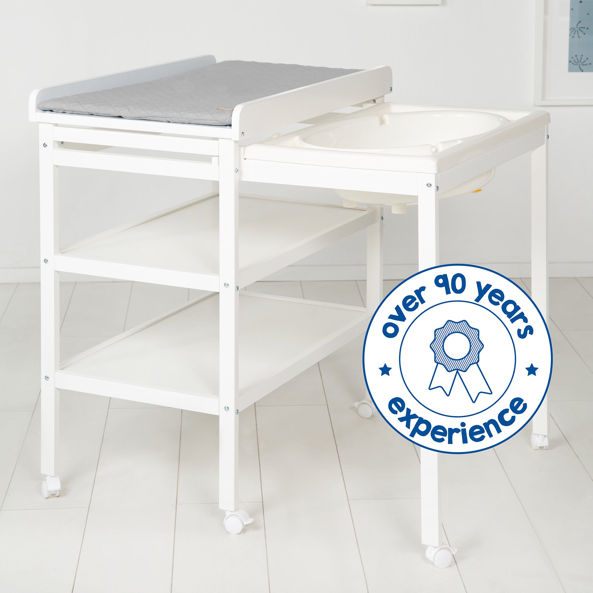 Roba 212063WEV230 Bade-Wickel-Kombination +Wickelauflage weiß – Wickeln & Baden - Bild 13 Roba 212063WEV230 Bade-Wickel-Kombination +Wickelauflage weiß – Wickeln & Baden - Produktbild 13