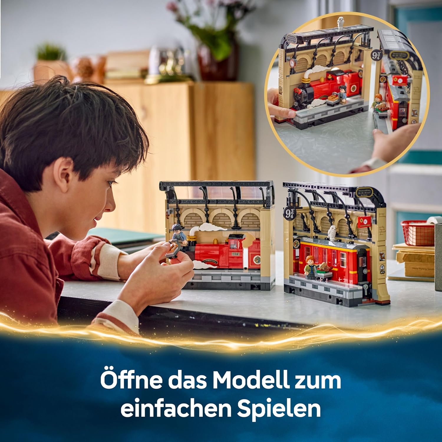 LEGO® Harry Potter™ 76450 Buchstütze: Hogwarts™ Express Person