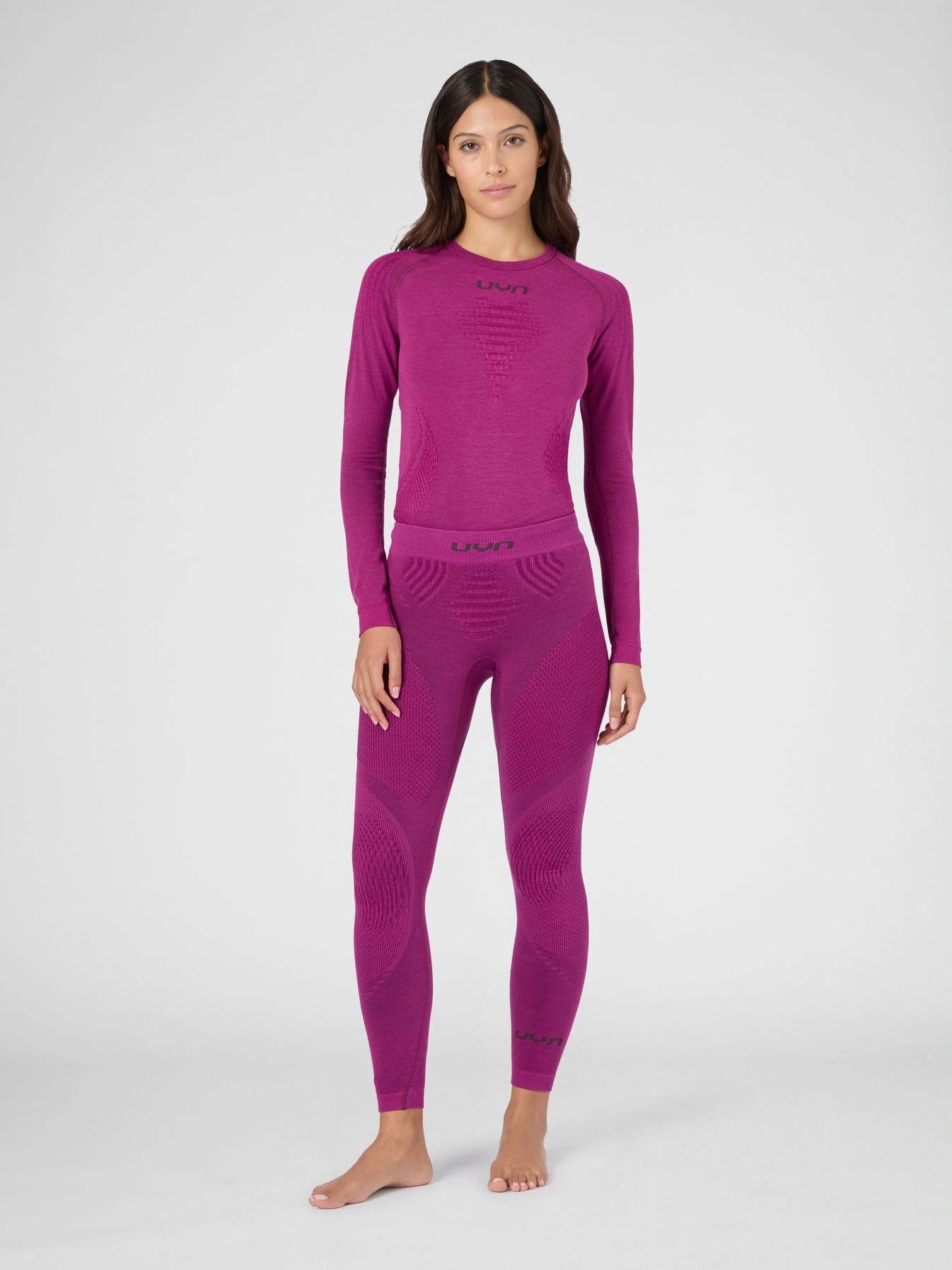 UYN Damen Evolutyon Biotech Underwear Pants Long U100422V266 - Berry GR. L/XL