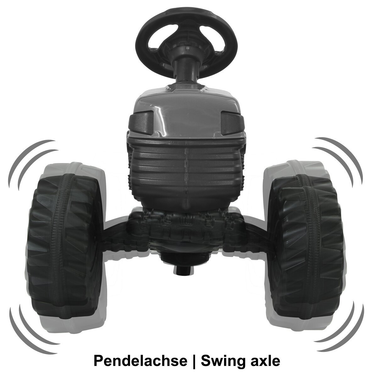 JAMARA Trettraktor Big Wheel grün ab 3 Jahren