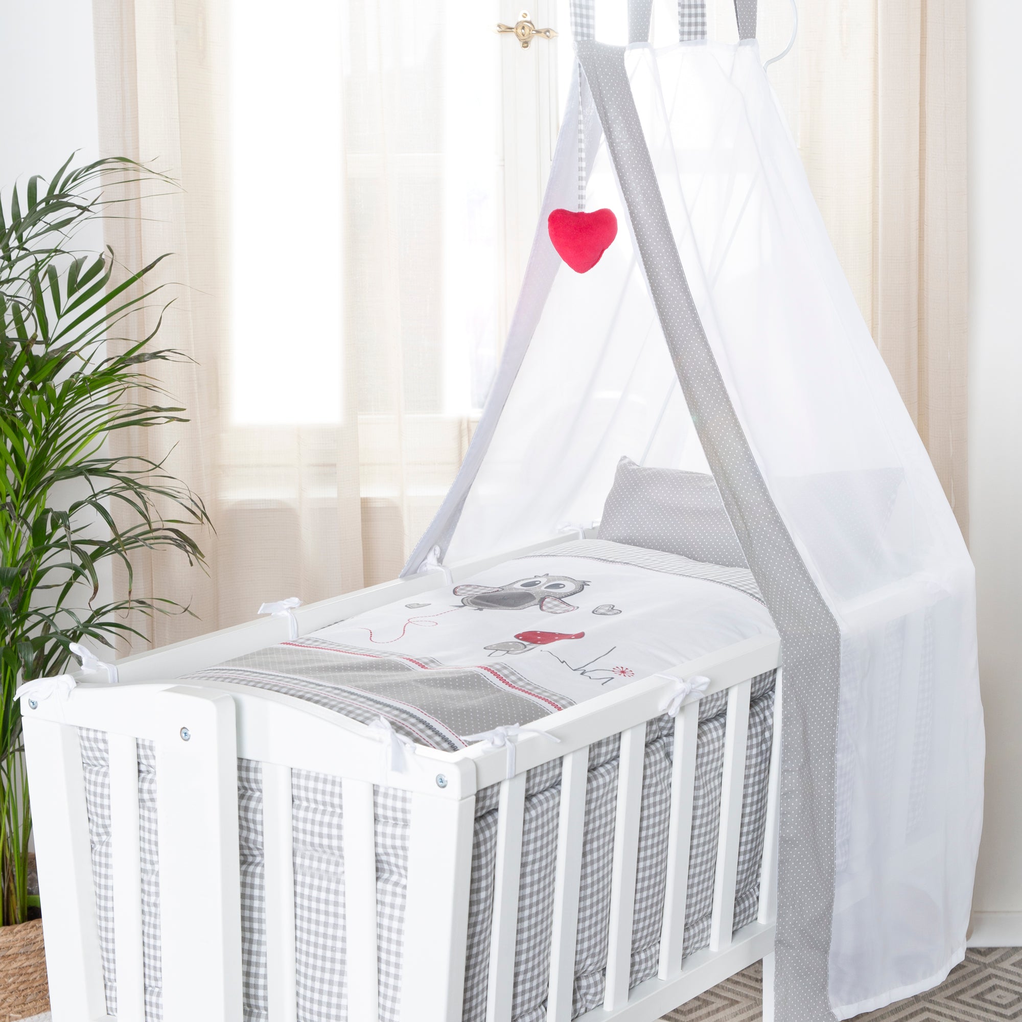 Roba 8950WS148 Komplettwiegenset Adam & Eule weiß - Produktbild 11