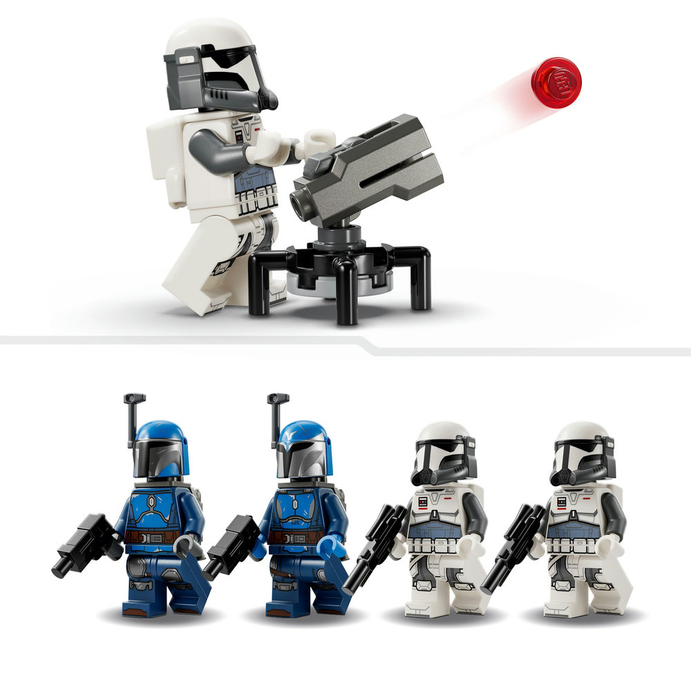LEGO® Star Wars™ The Mandalorian Hinterhalt auf Mandalore Battle Pack 75373 Spielzeug, Roboter
