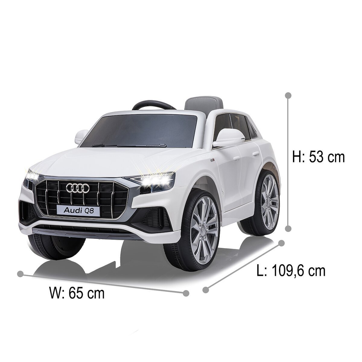 JAMARA Ride-on Audi Q8 weiß 12V ab 3 Jahren JAMARA Ride-on Audi Q8 weiß 12V ab 3 Jahren