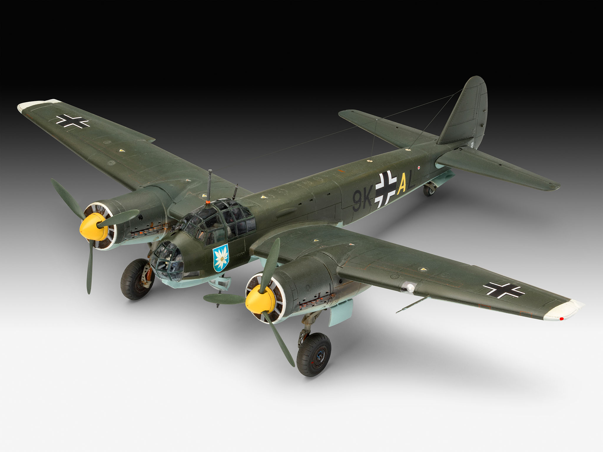 Revell 04972 Junkers Ju88 A-1 "Battle of Britain" Modellbausatz Flugzeug, Fahrzeug, Kampfflugzeug, Bomber