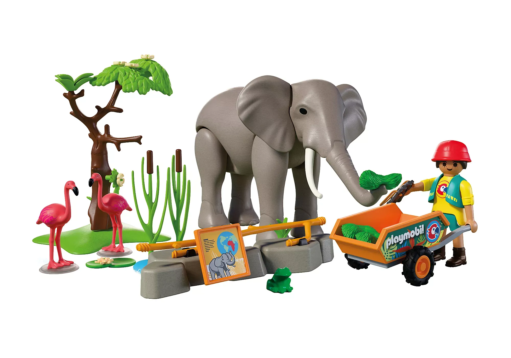 PLAYMOBIL® 72068 Elefant mit Tierpfleger PLAYMOBIL® 72068 Elefant mit Tierpfleger