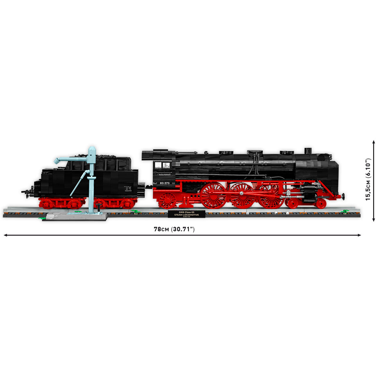 COBI 6286 - DR BR 03 STEAM Locomotive & Watercrane - Bild 11 COBI 6286 - DR BR 03 STEAM Locomotive & Watercrane - Bild 11