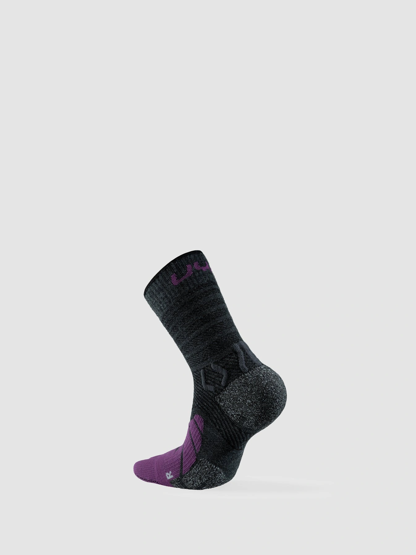 UYN Damen Trekkingsocken Five Merino S100323J009 - Anthrazit/Lila GR. 35/36