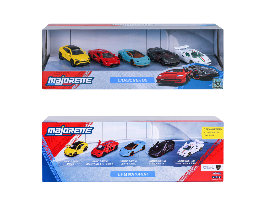 Majorette Lamborghini 5 Pieces Giftpack Majorette Lamborghini 5 Pieces Giftpack