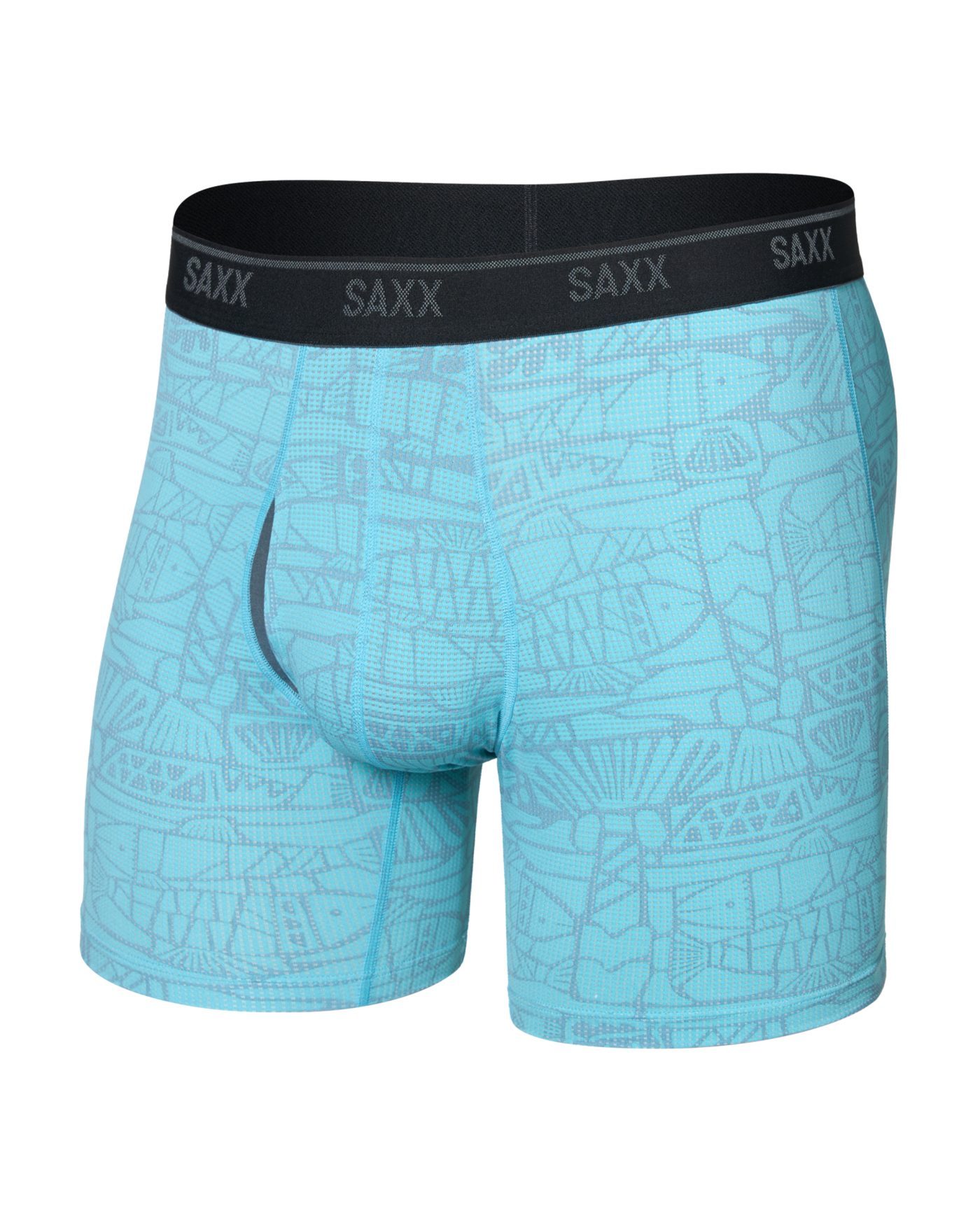SAXX Boxershort Quest Quick-Dry Mesh - Hellblau - Bild 4 SAXX Boxershort Quest Quick-Dry Mesh - Hellblau - Bild 4