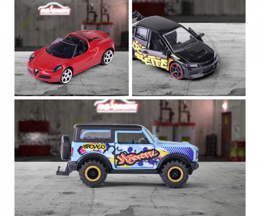 Majorette Giftpack 9+4 Limited Edition 11 212054040 Sprach, Rad, Leichtmetallfelge, Auto, Reifen
