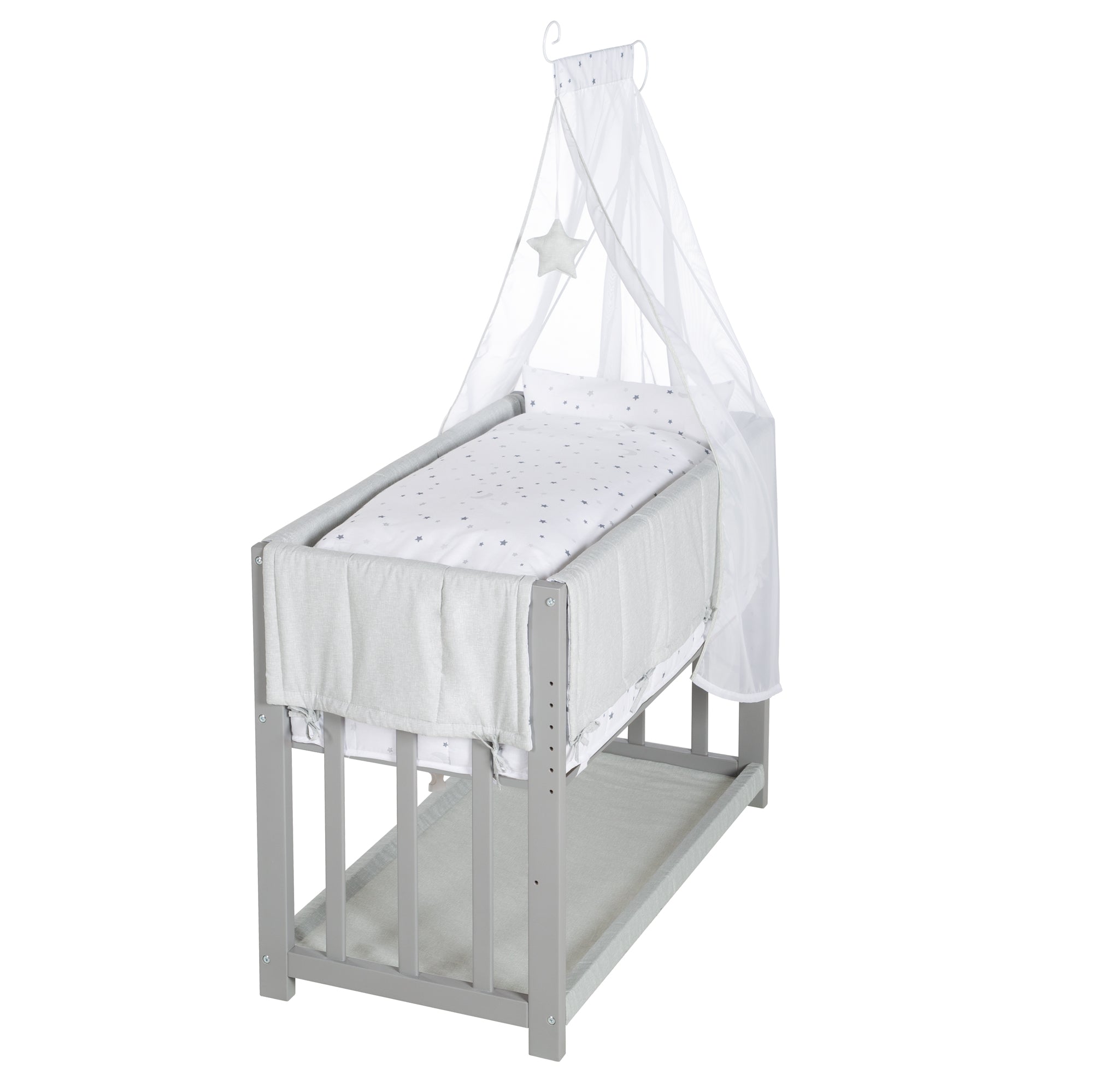 Roba 289153TPV235 Stubenbett 3in1 Sternenzauber grau taupe – Stubenbetten - Bild 1 Roba 289153TPV235 Stubenbett 3in1 Sternenzauber grau taupe – Stubenbetten - taupe - Stubenbetten - Produktbild 1