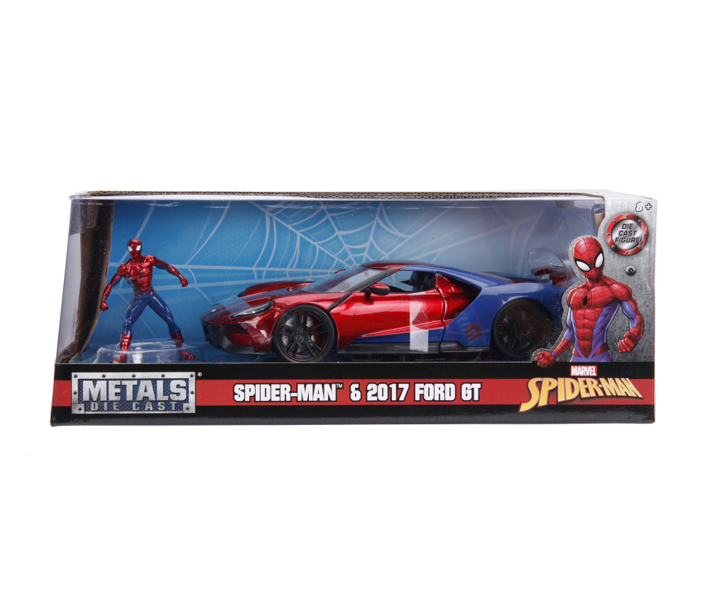 Jada Marvel Spiderman 2017 Ford GT 1:24 Jada Marvel Spiderman 2017 Ford GT 1:24