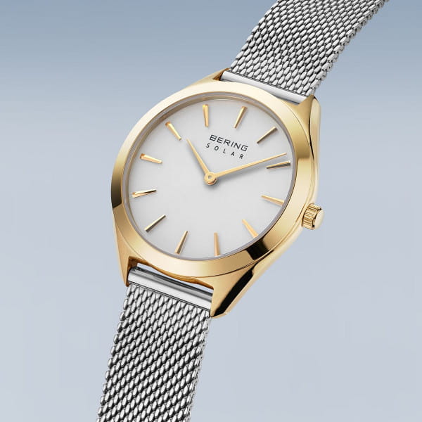 Bering 17331-010 Damenuhr, Milanaise/Solar, Si/Go Bering 17331-010 Damenuhr, Milanaise/Solar, Si/Go