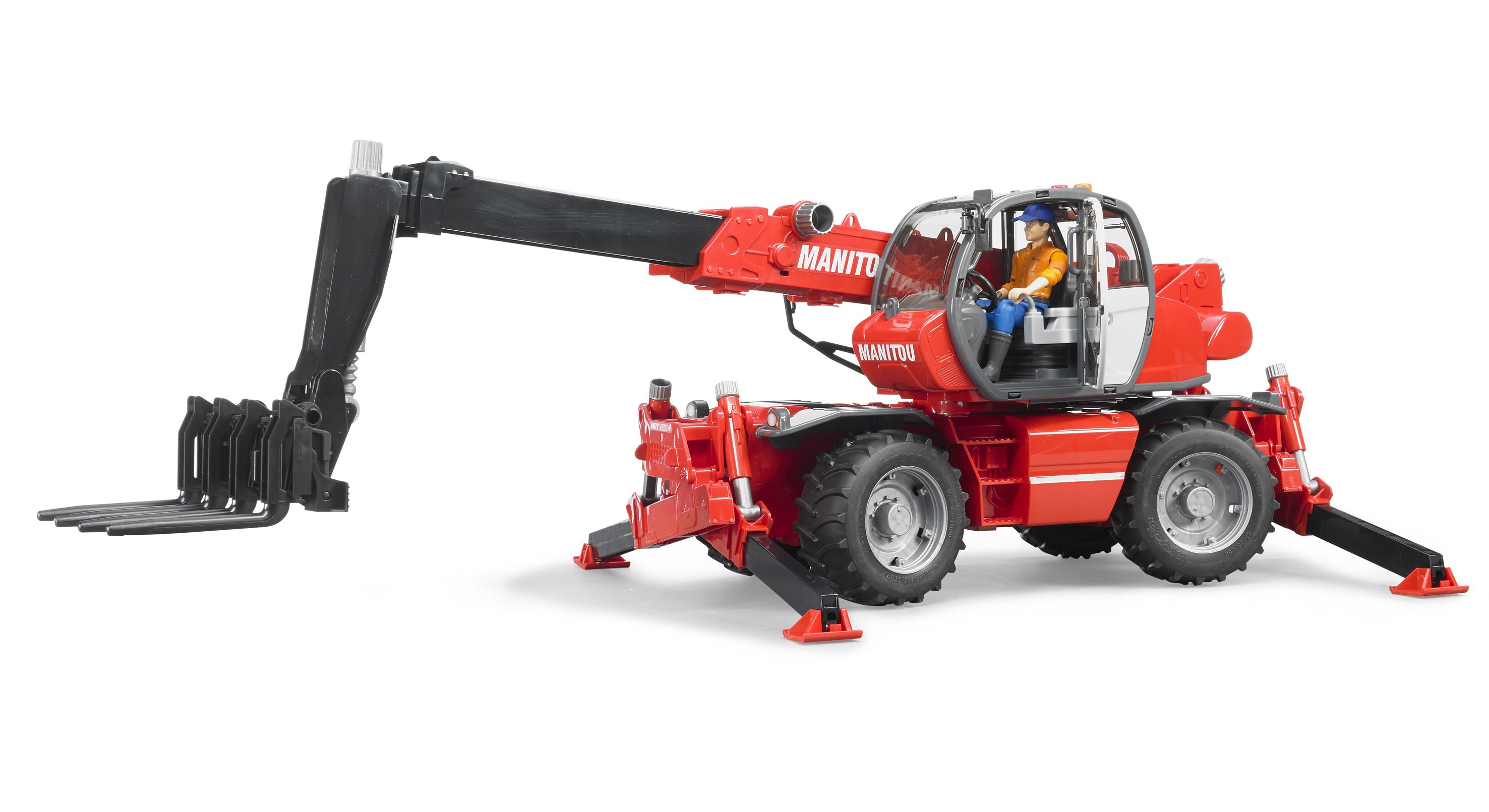 BRUDER 02129 - Manitou Teleskopstapler MRT 2150 - Bild 3 BRUDER 02129 - Manitou Teleskopstapler MRT 2150 - Bild 3