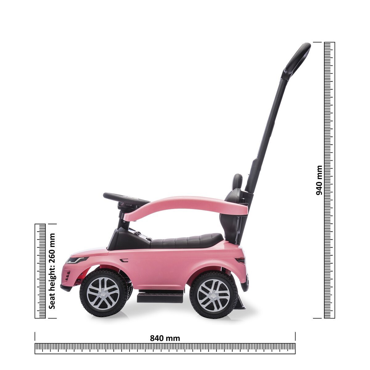 JAMARA Rutscher Land Rover Discovery pink 3in1 ab 12 Monaten
