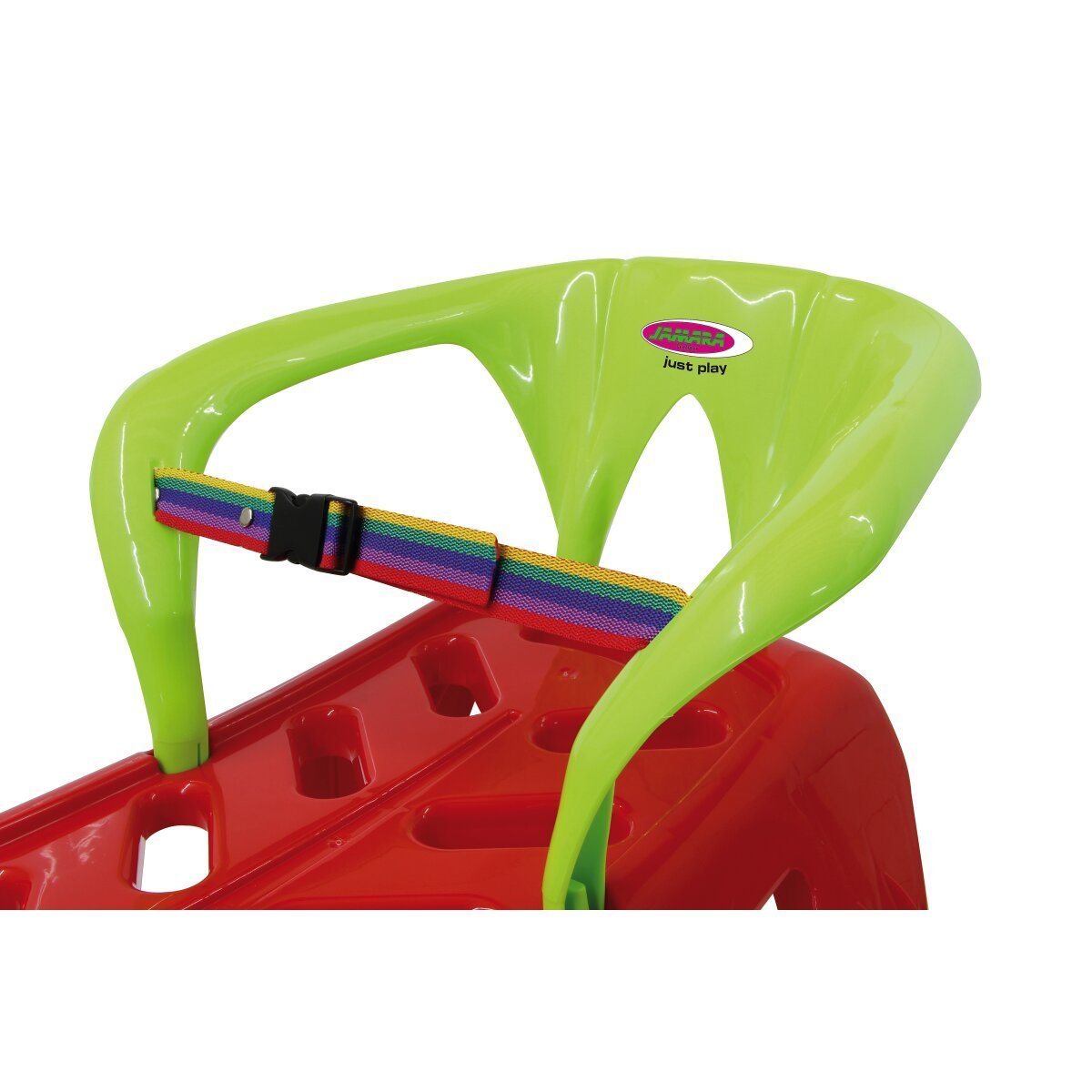 JAMARA Snow Play Schlitten Snow-Star 90cm rot mit Lehne ab 3 Jahren
