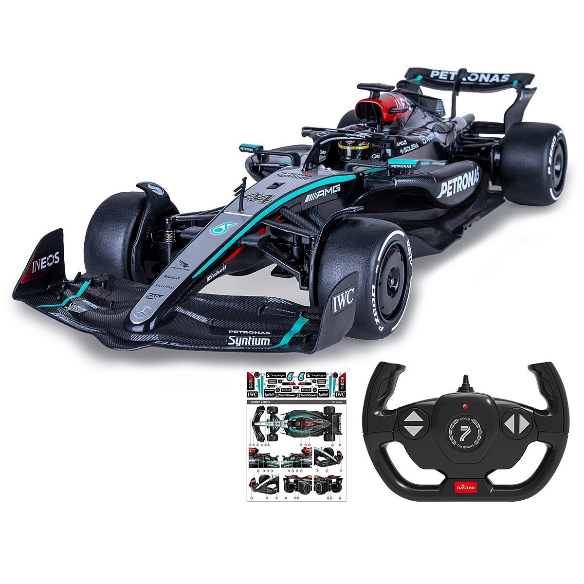 JAMARA Mercedes-AMG F1 W15 E Performance 1:12 schwarz 2,4GHz ab 6 Jahren