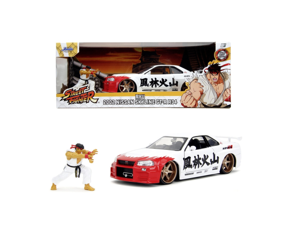 Jada Street Fighter Nissan Skyline GTR 1:24 Jada Street Fighter Nissan Skyline GTR 1:24