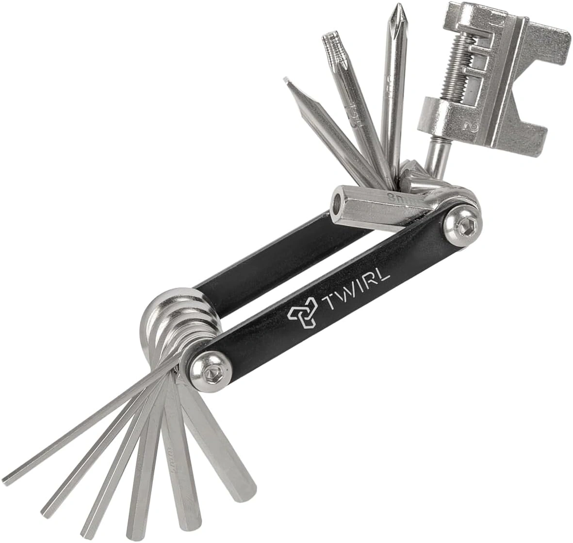 TWIRL 880961 – Falt-Werkzeugset F13 One Schwarz/Silber TWIRL 880961 – Falt-Werkzeugset F13 One Schwarz/Silber