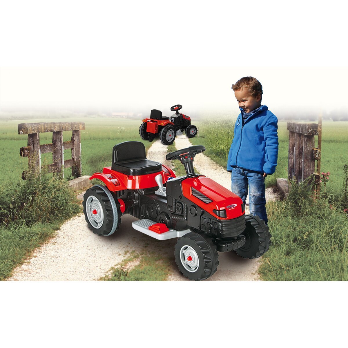 JAMARA Ride-on Traktor Strong Bull rot 6V ab 3 Jahren JAMARA Ride-on Traktor Strong Bull rot 6V ab 3 Jahren