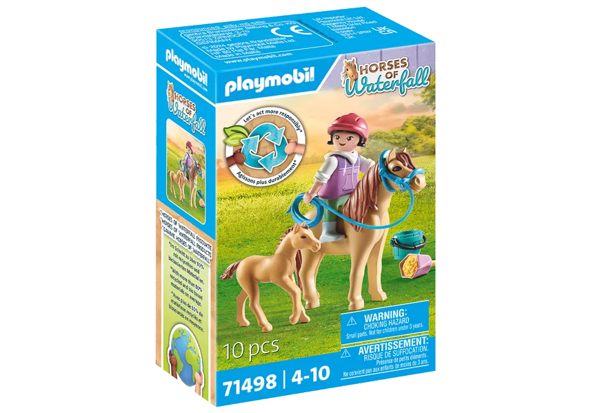 PLAYMOBIL 71498 Kind Mit Pony Und Fohlen PLAYMOBIL, 71498, Kind, Mit, Pony, Und, Fohlen