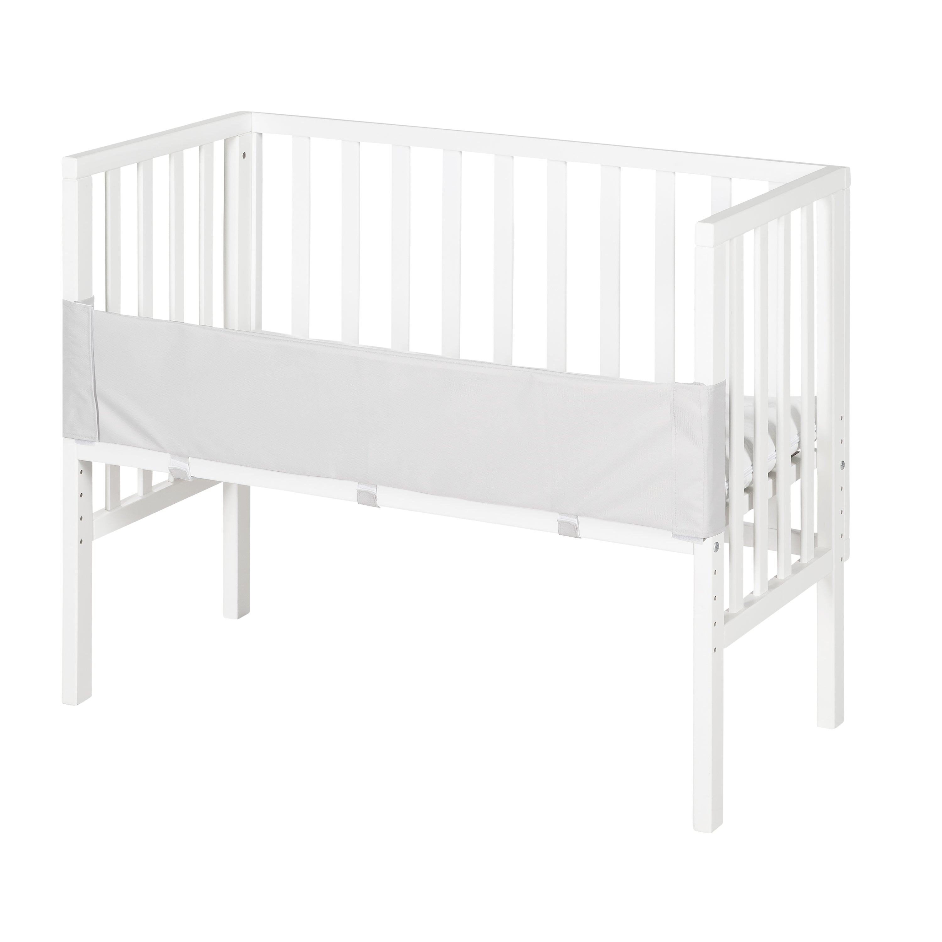 Roba 8970WE1 Beistellbett 2in1 mit Barriere + Matratze weiß – Stubenbetten - Bild 13 Roba 8970WE1 Beistellbett 2in1 mit Barriere + Matratze weiß – Stubenbetten - Produktbild 13