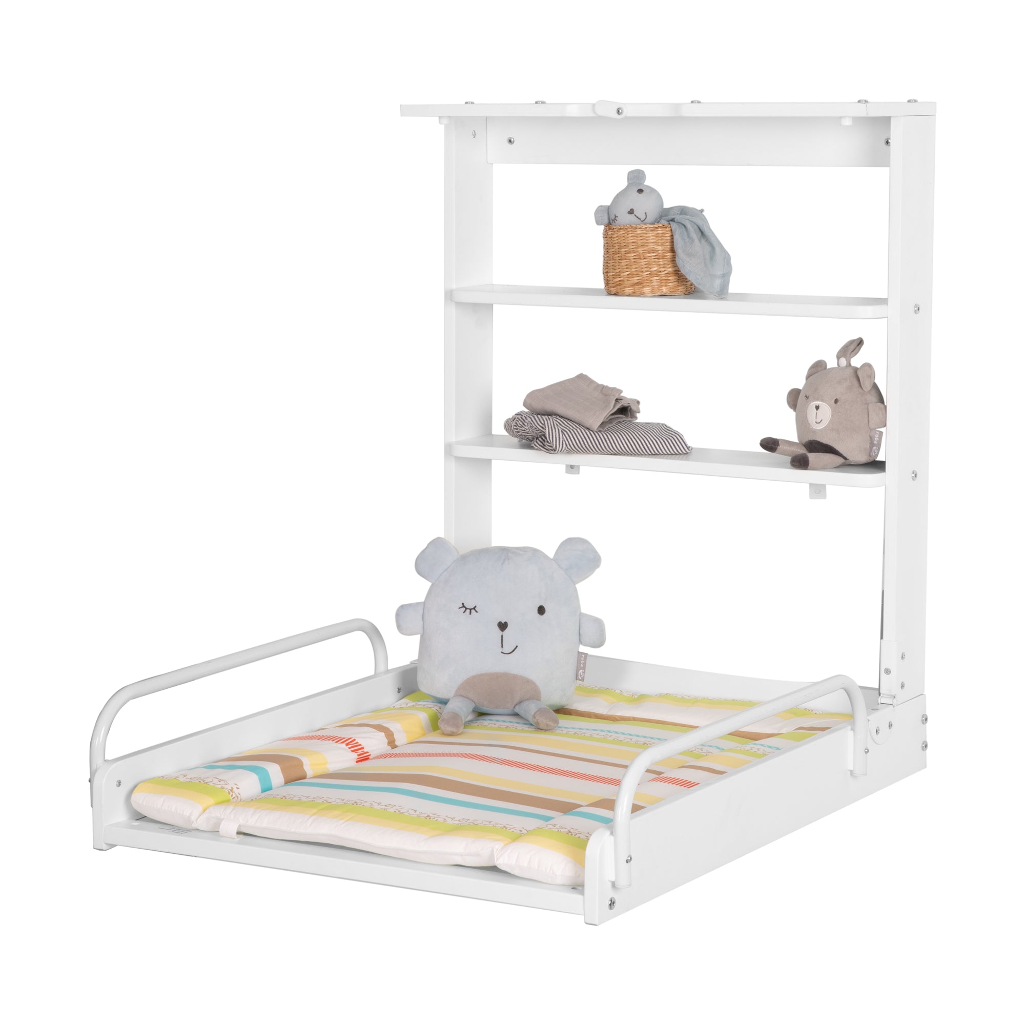 Roba 26015WV97 Wandwickelregal Dschungelbaby weiß – Wickeln & Baden - Bild 5 Roba 26015WV97 Wandwickelregal Dschungelbaby weiß – Wickeln & Baden - Produktbild 5