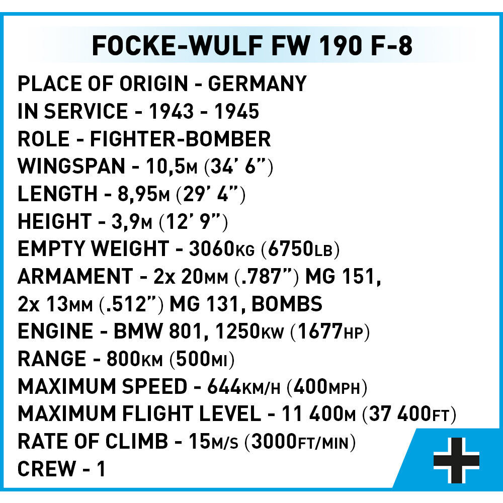 COBI 5871 - FOCKE-WULF FW 190 F-8 - Bild 8 COBI 5871 - FOCKE-WULF FW 190 F-8 - Bild 8