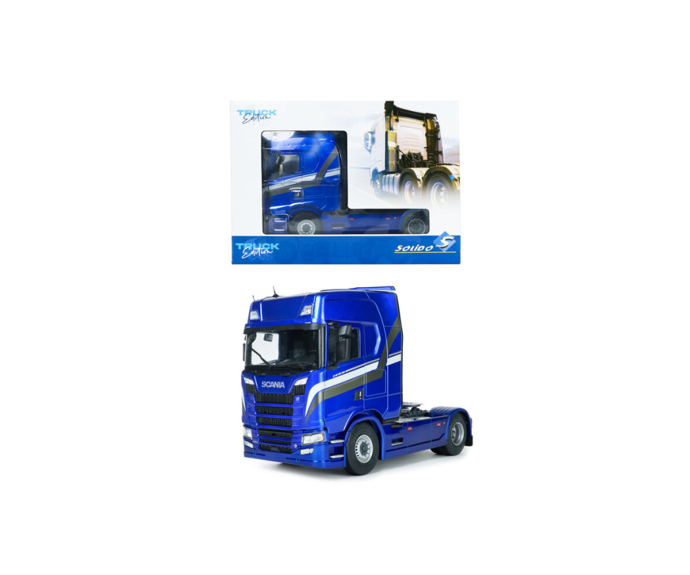 Solido 1:24 Scania S580 blau