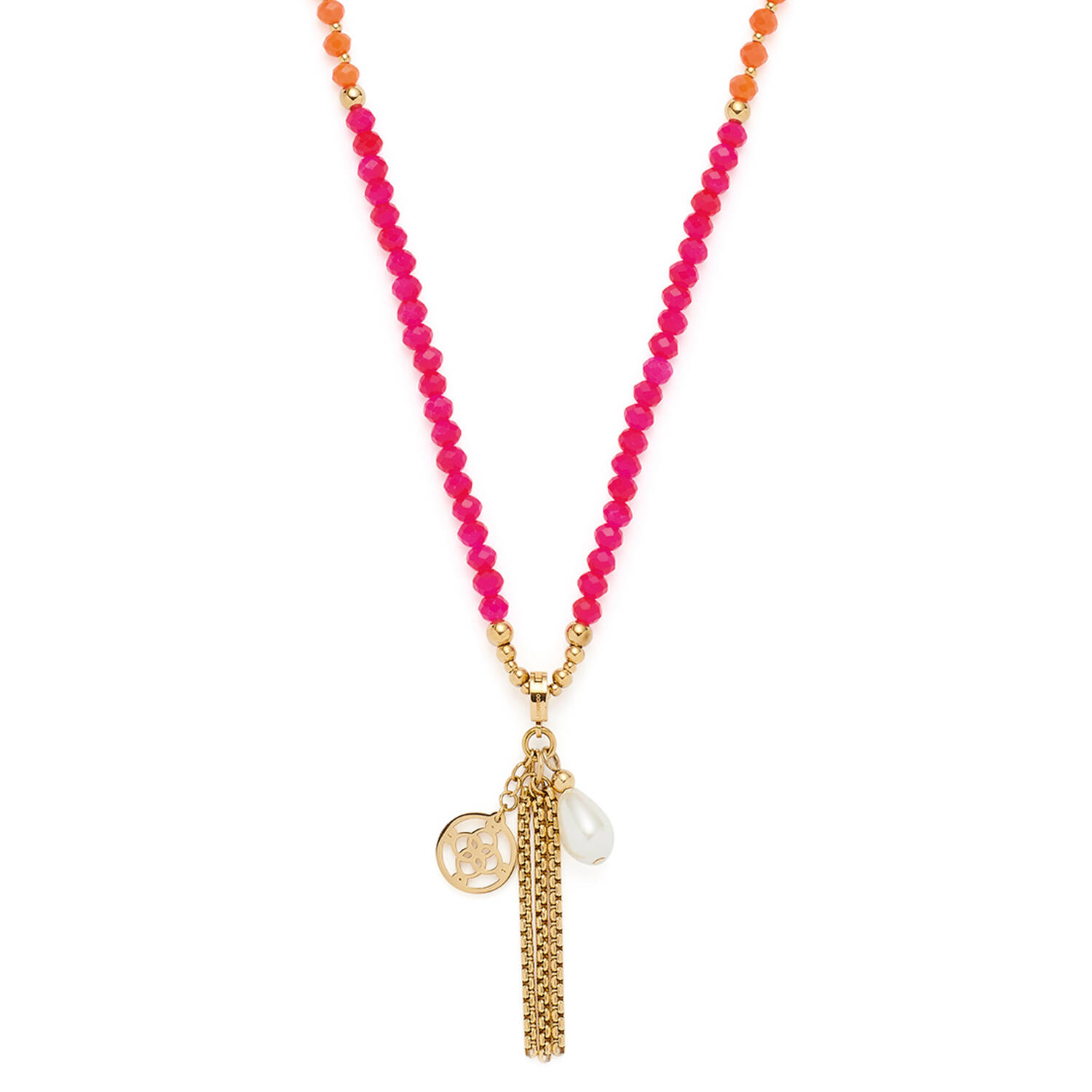 Leonardo 026884 Halskette 80 gold pink Solera