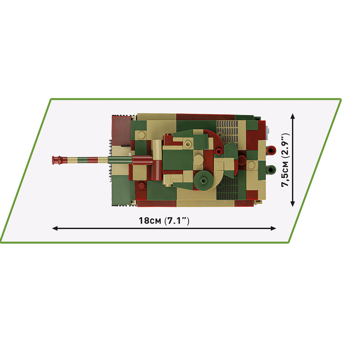COBI 2735 - PZ.KPFW. VI TIGER AUSF. E, 1:48 - Bild 7 COBI 2735 - PZ.KPFW. VI TIGER AUSF. E, 1:48 - Bild 7