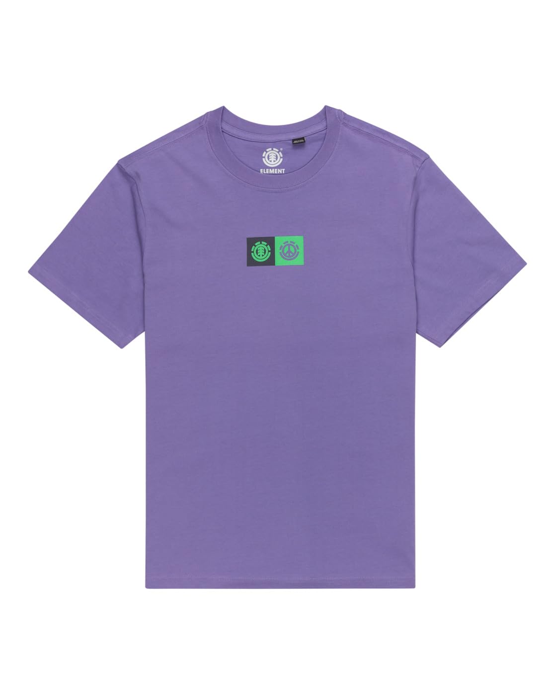Element, Dual, T-Shirt, für, Männer., Lila