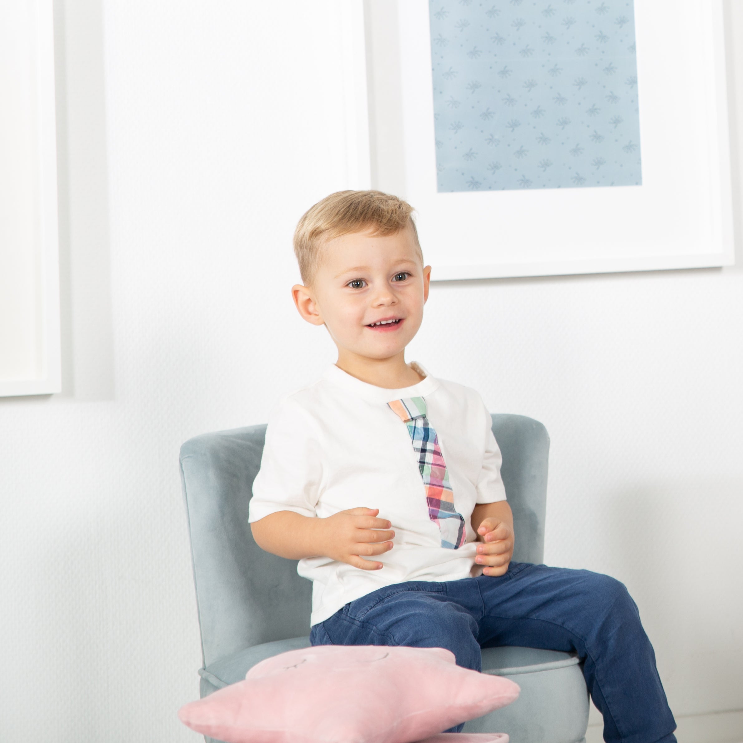 Roba 450120SY Kindersessel hell blau – Spielmöbel - Bild 2 Roba 450120SY Kindersessel hell blau – Spielmöbel - Produktbild 2