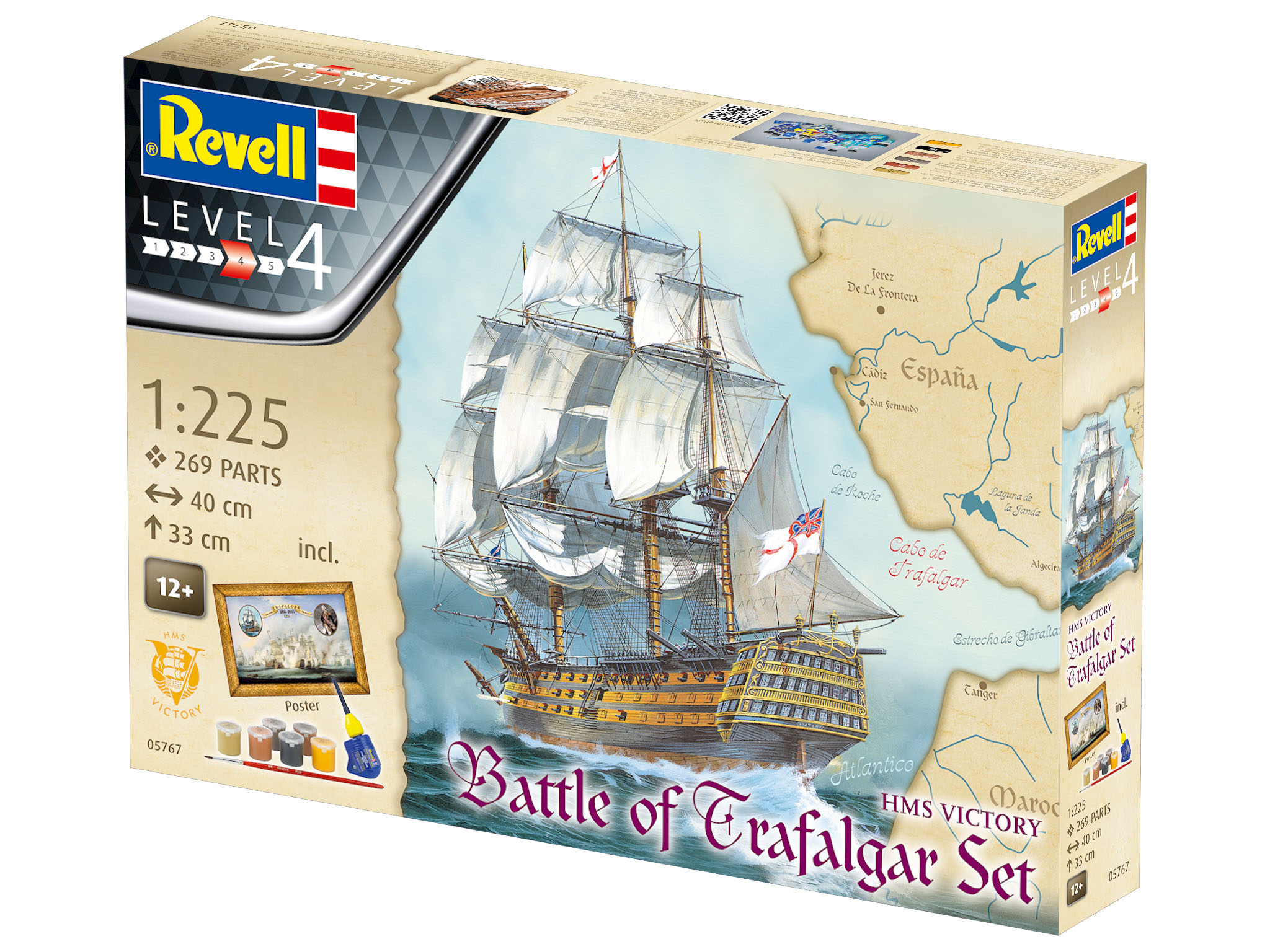 Revell 05767 Geschenkset "Battle of Trafalgar" Boot, Transport, Fahrzeug