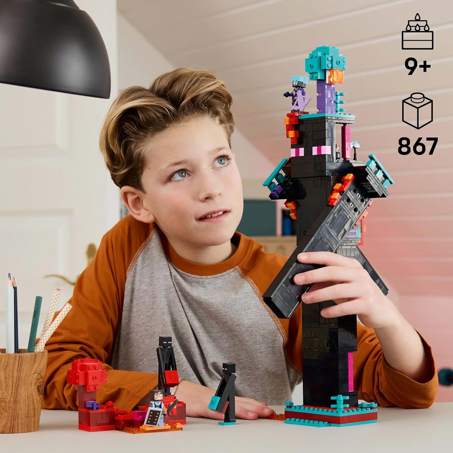 LEGO® Minecraft™ 21279 Der Enderman Turm Spielzeug