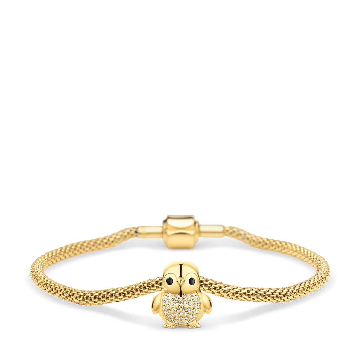 Bering PolarPenguinSet-4 Armband, Damen, Gold, Pinguin