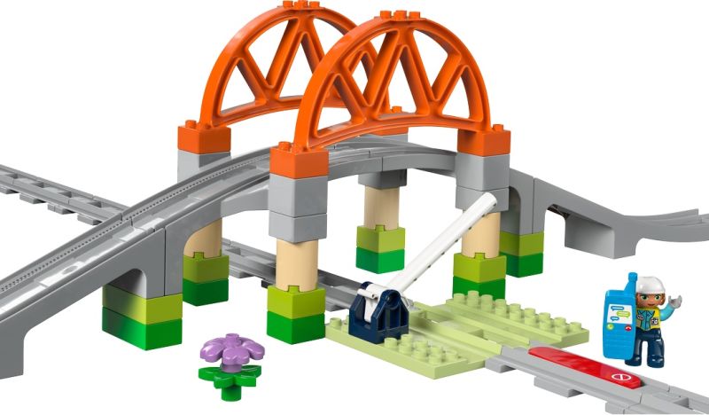 LEGO® DUPLO® Eisenbahnbrücke und Schienen - Erweiterungsset 10426 LEGO® DUPLO® Eisenbahnbrücke und Schienen - Erweiterungsset 10426