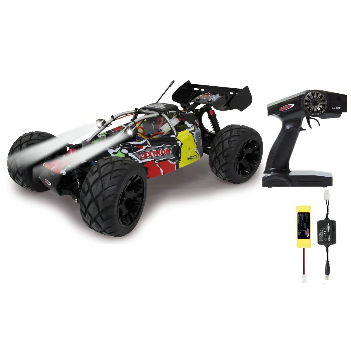 JAMARA Lextron Desertbuggy 4WD 1:10 NiMh 2,4GHz mit LED ab 14 Jahren JAMARA Lextron Desertbuggy 4WD 1:10 NiMh 2,4GHz mit LED ab 14 Jahren
