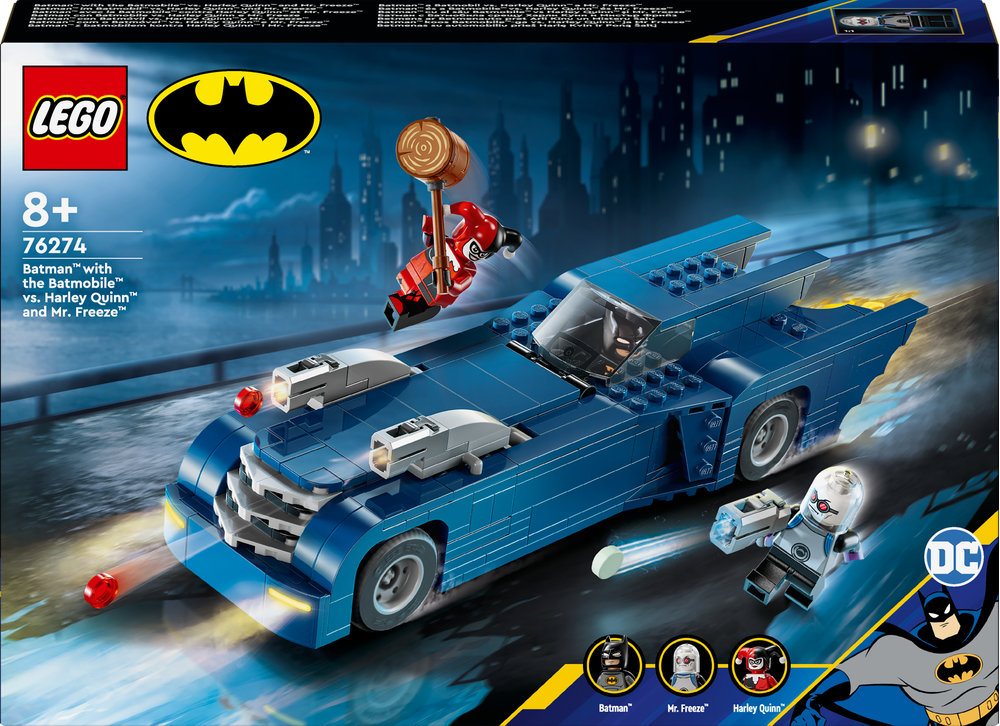 LEGO® DC Batman™ im Batmobil™ vs. Harley Quinn™ und Mr. Freeze™ 76274 Maschine, Rad, Auto, Transport, Fahrzeug
