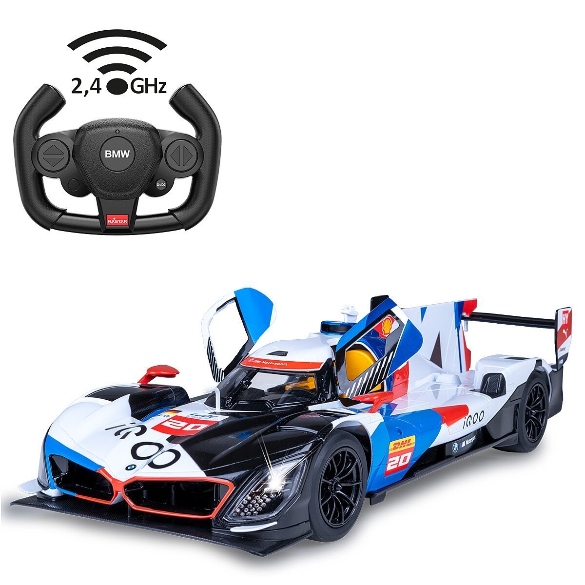 JAMARA BMW M Hybrid V8 LMDH 1:14 weiß 2,4GHz Tür manuell ab 6 Jahren JAMARA BMW M Hybrid V8 LMDH 1:14 weiß 2,4GHz Tür manuell ab 6 Jahren