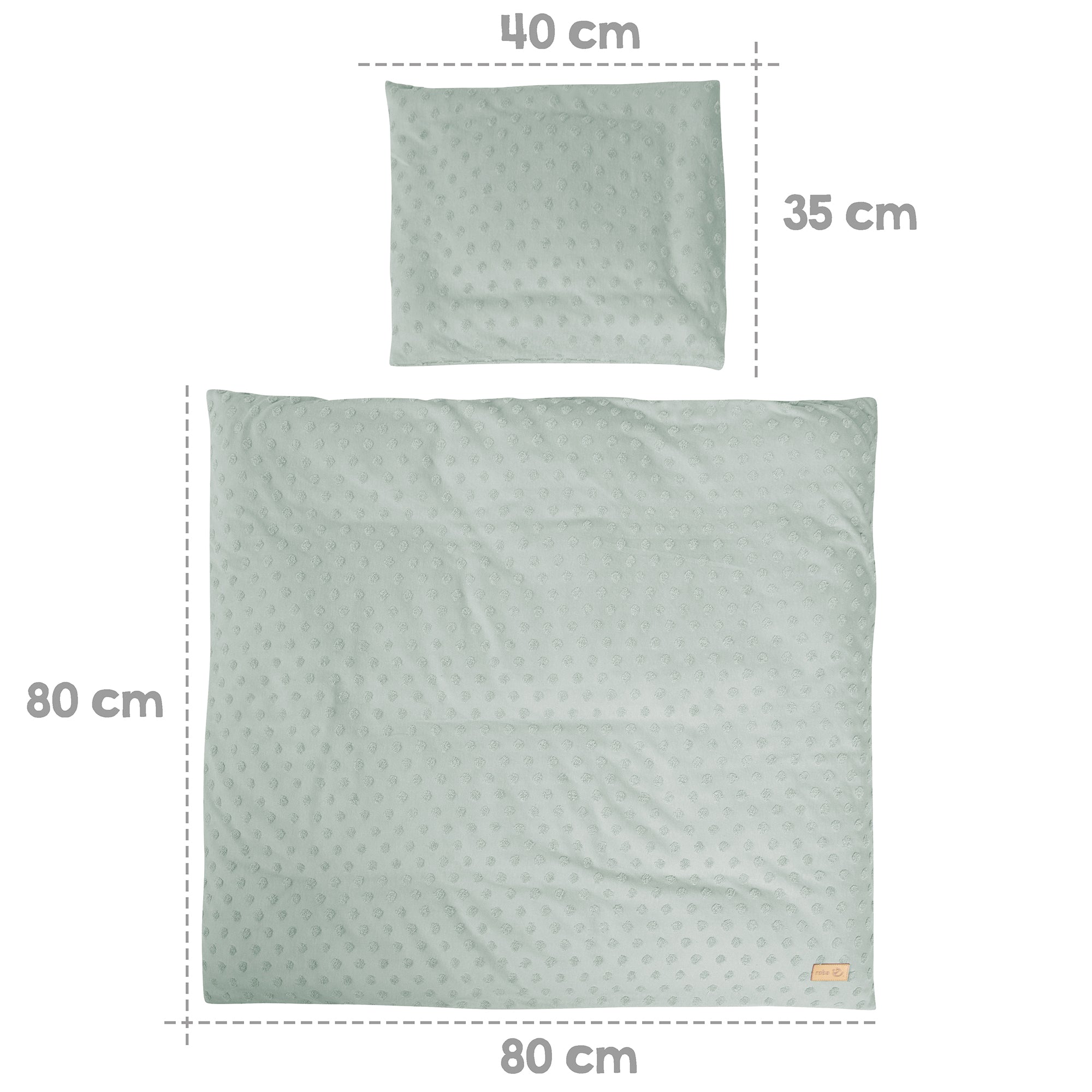 Roba 240S04T3 Geschenkset BIO-Jersey Schlafen kl grün frosty green – Heim Textilien - Bild 3 Roba 240S04T3 Geschenkset BIO-Jersey Schlafen kl grün frosty green – Heim Textilien - Produktbild 3