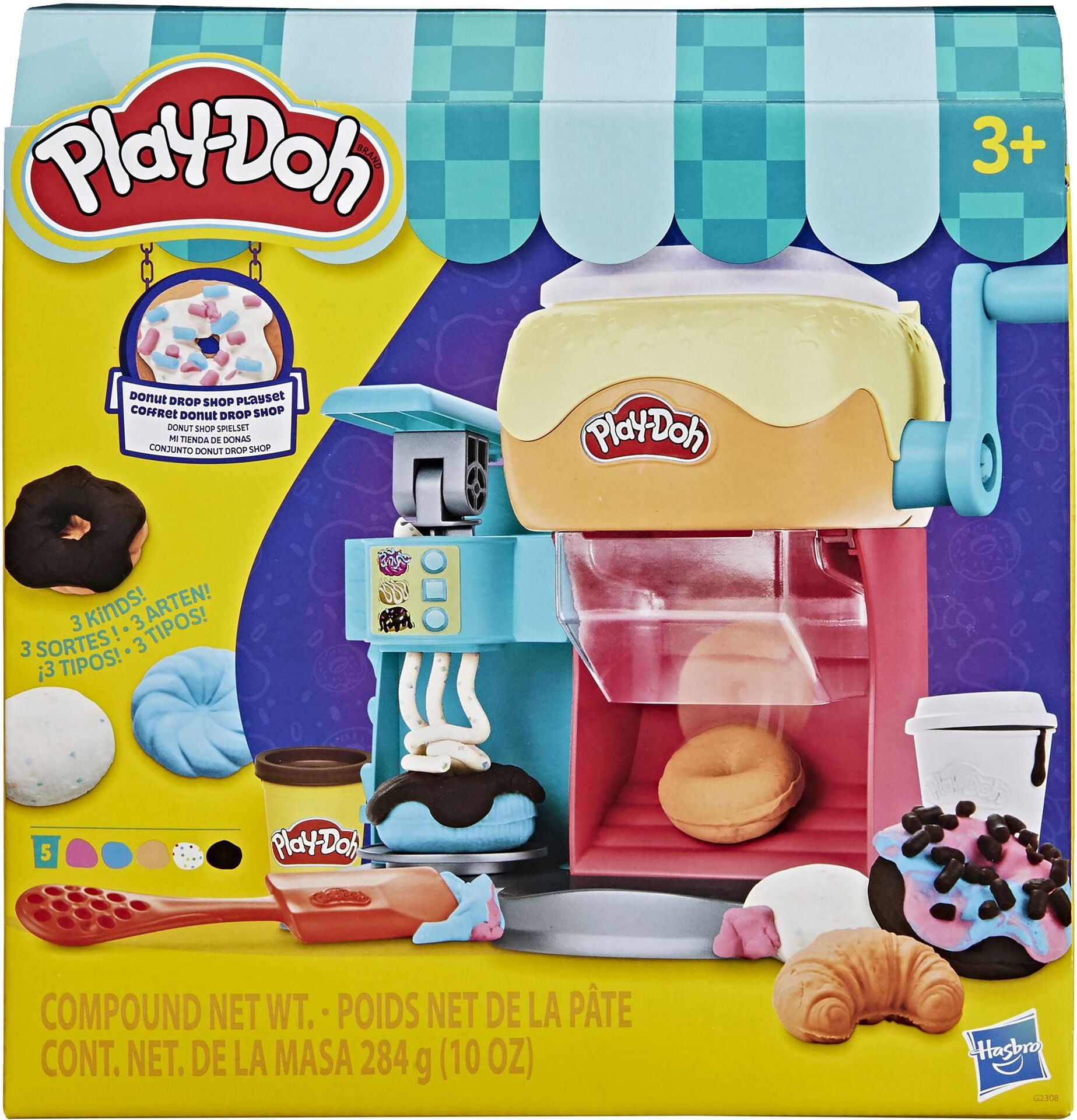 Produktfoto - Hasbro - Play-Doh Donut Bakery Playset - Modell HASBRO G23085L0 Produktbild fuer Online-Shop