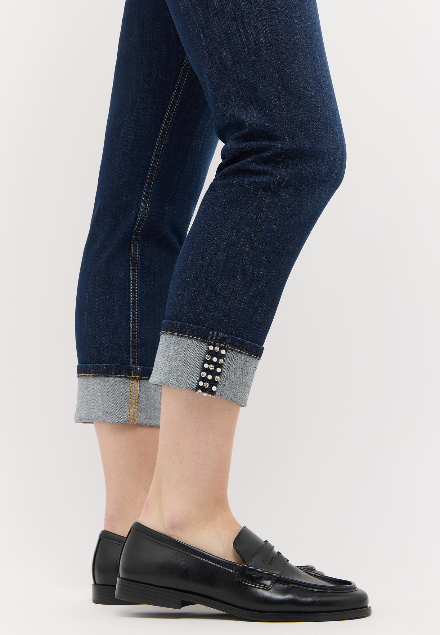 ANGELS 346346700 Damen Jeans Cira Glow 7/8 Slim Fit - Dunkelblau ANGELS 346346700 Damen Jeans Cira Glow 7/8 Slim Fit - Dunkelblau
