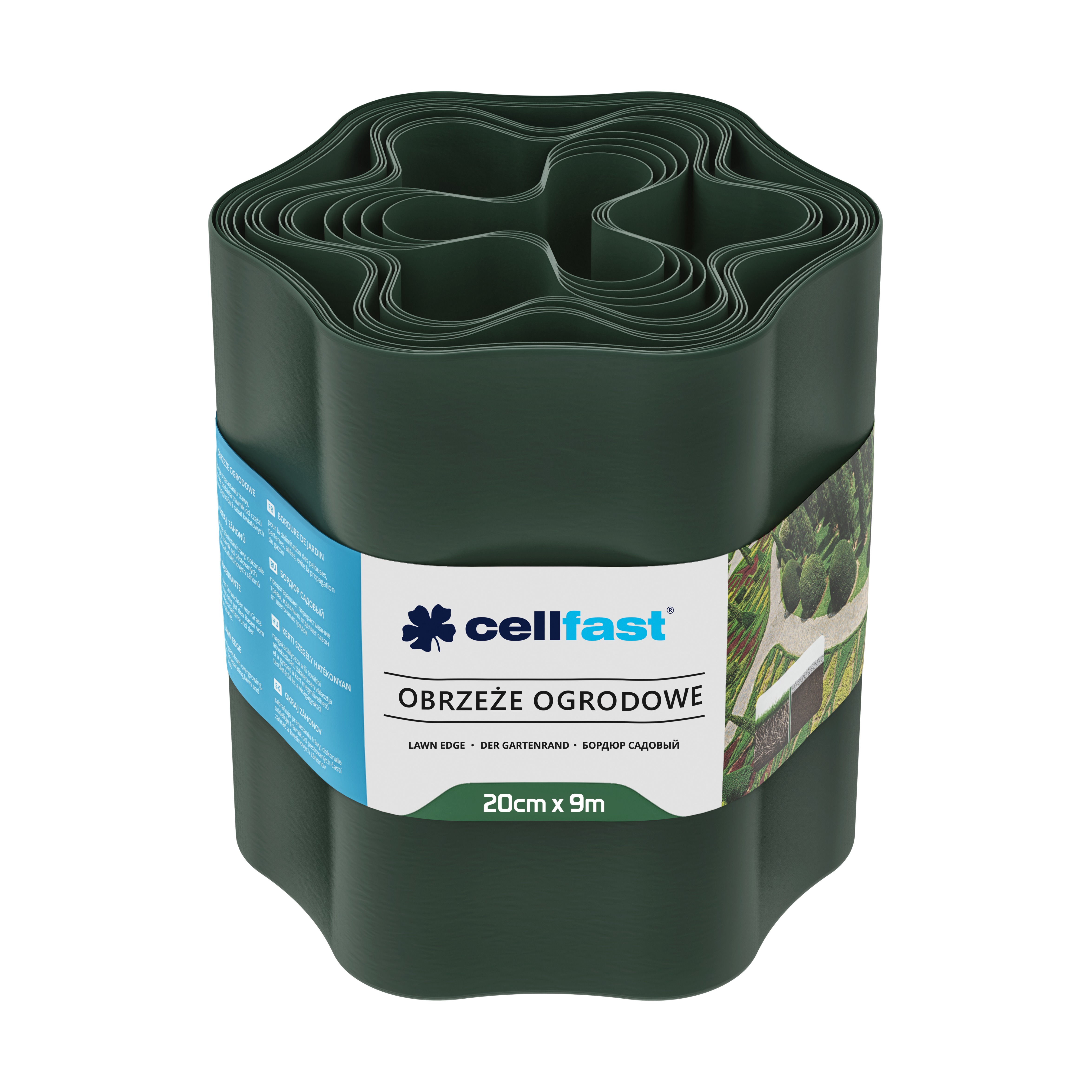 Cellfast Gartenrand 20 cm x 9 m dunkelgrün Cellfast Gartenrand 20 cm x 9 m dunkelgrün