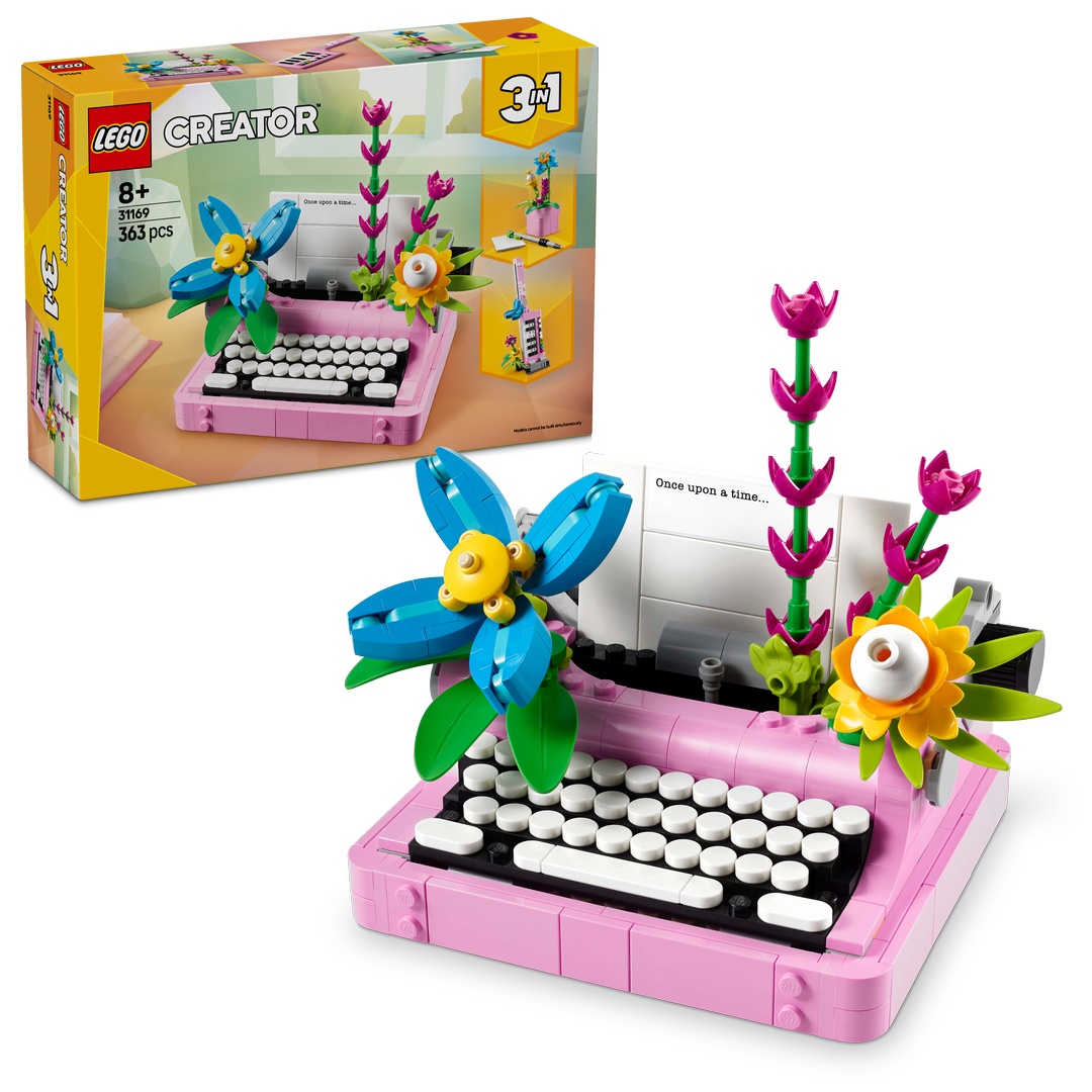 LEGO, Creator, 31169, Schreibmaschine, mit, Blumen LEGO Creator 31169 Schreibmaschine mit Blumen