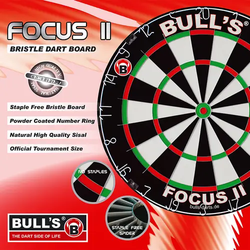 BULL'S Focus Bristle Dartboard BULL'S Focus Bristle Dartboard