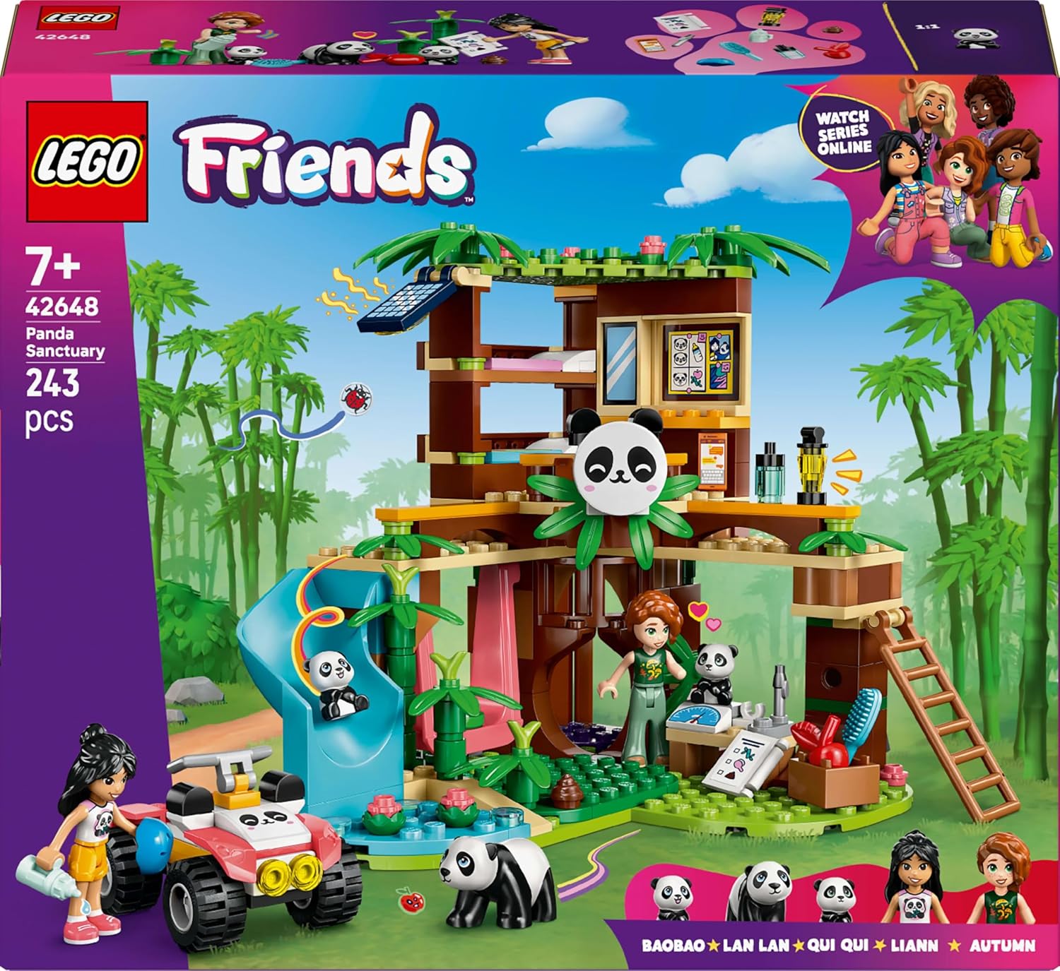 LEGO® Friends 42648 Panda Pflegestation Spielbereich, Person, Drinnen